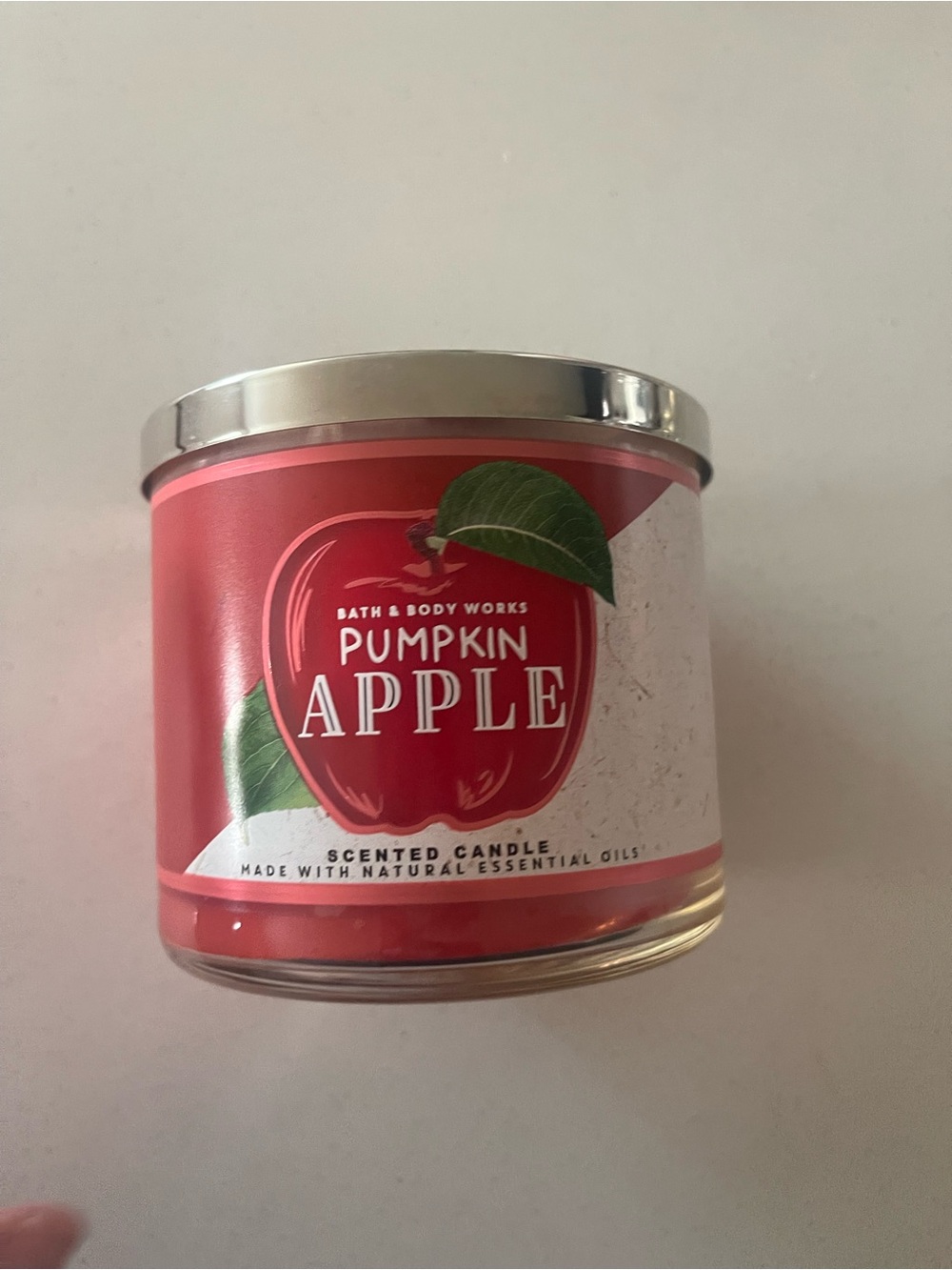 NEW! Bath & Body Works Pumpkin Apple Scented Candle - 3-WICK
